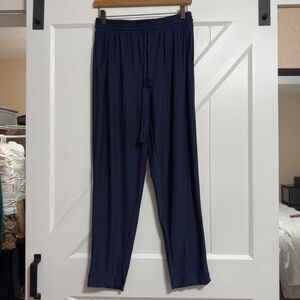 Tommy Bahama Women’s Navy Stretch Lounge Pants Size S Drawstring Waist Relax Fit